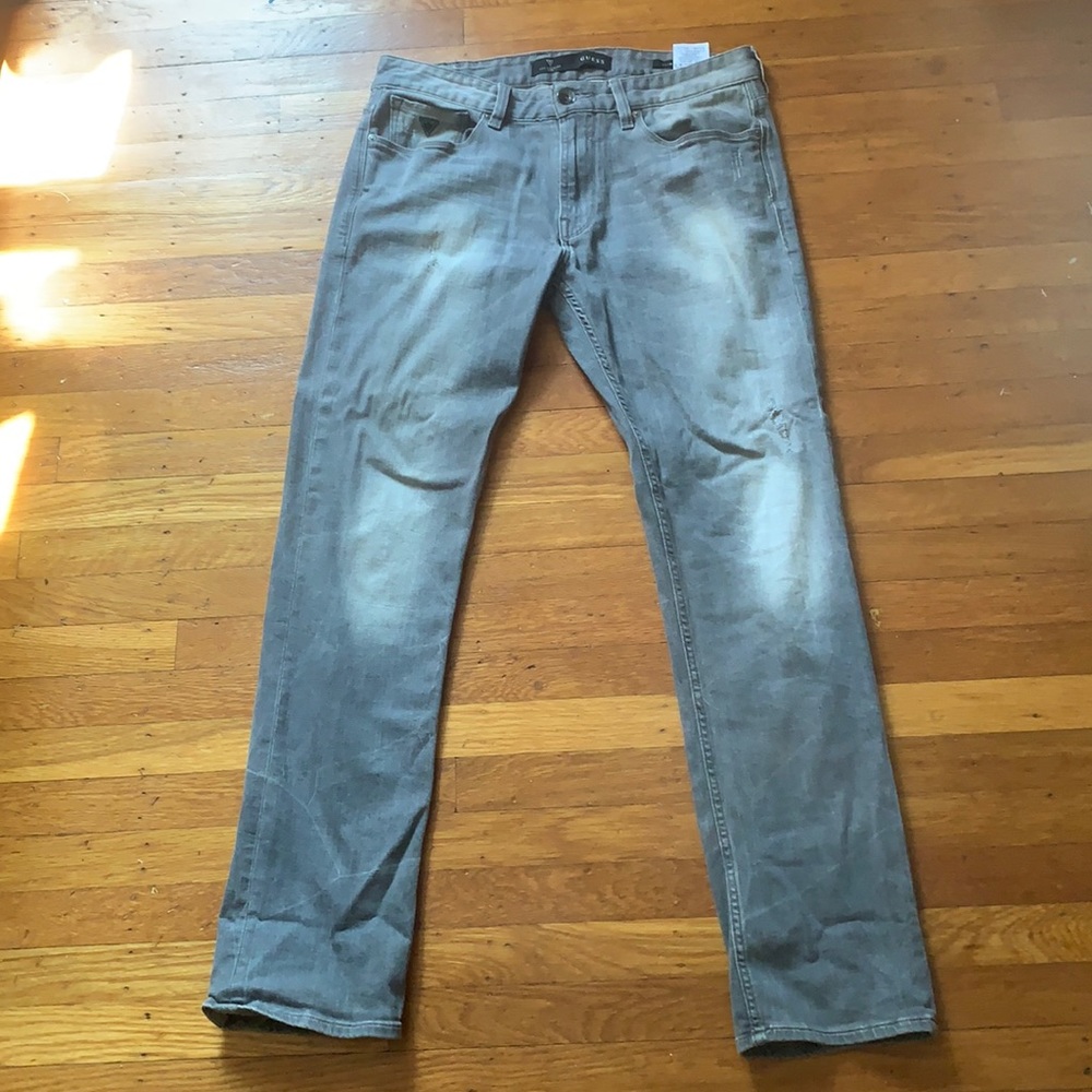 Grey guess jeans